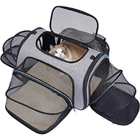 Siivton Airline Approved 4-Sided Expandable Pet Carrier