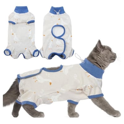 Dentrun cat surgery recovery suit