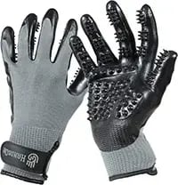 H Handson pet grooming gloves