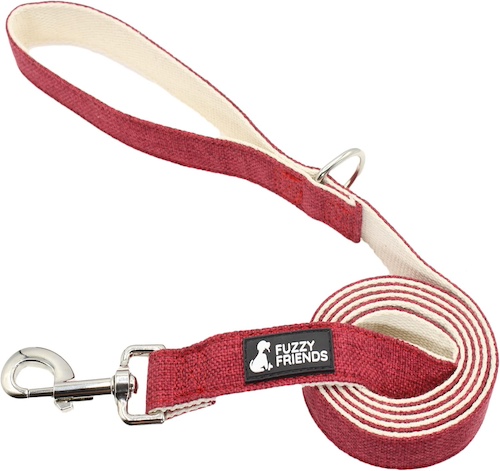 fuzzy friends hemp dog leash
