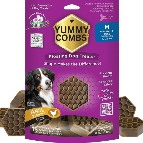 YUMMY COMBS Dental Dog Treats